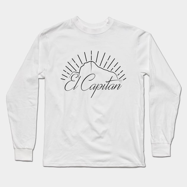 El Capitan Long Sleeve T-Shirt by StevenSwanboroughDesign